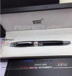Perfect Replica New Style MontBlanc Writers Edition Black Rollerball Pen